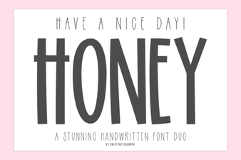 Have a Nice Day Honey Font Free Download - Display Font