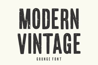 Beautiful Modern Vintage Fonts for Creative Design Projects